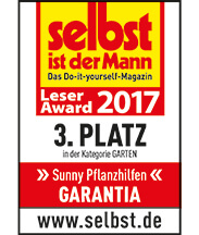 selbst ist der Mann Leseraward Pflanzhilfen Sunny