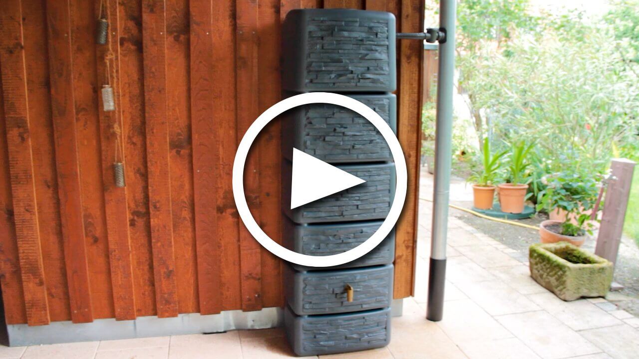 4rain | Slim Stone Decor Wandtank 