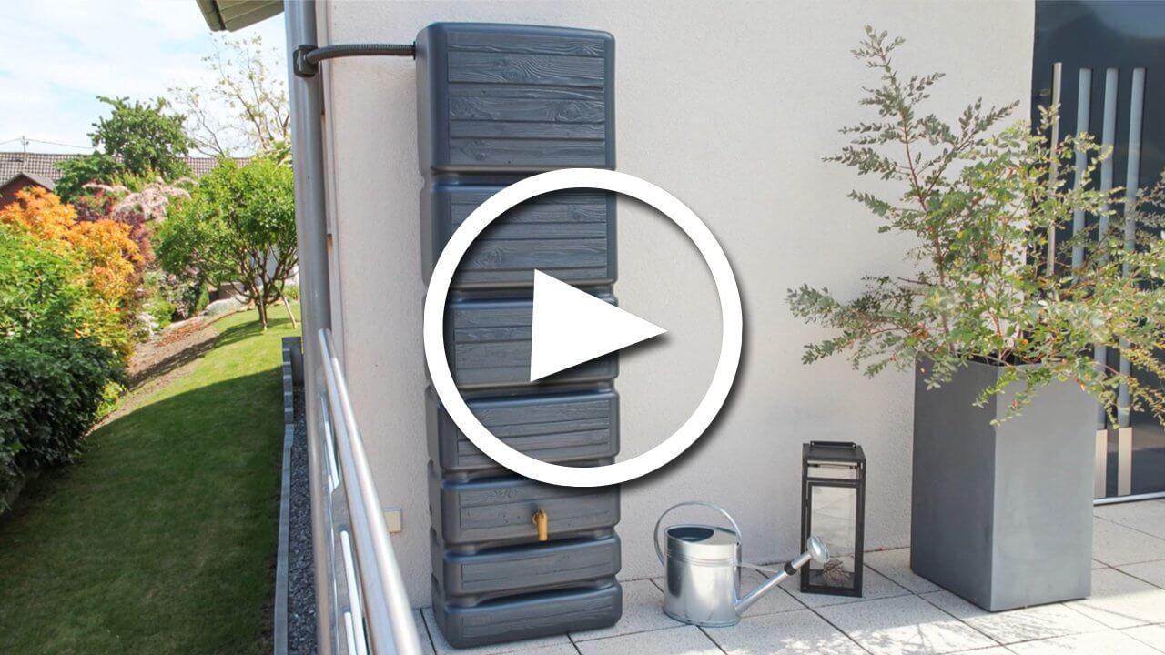 4rain | Slim Wood Decor Wandtank