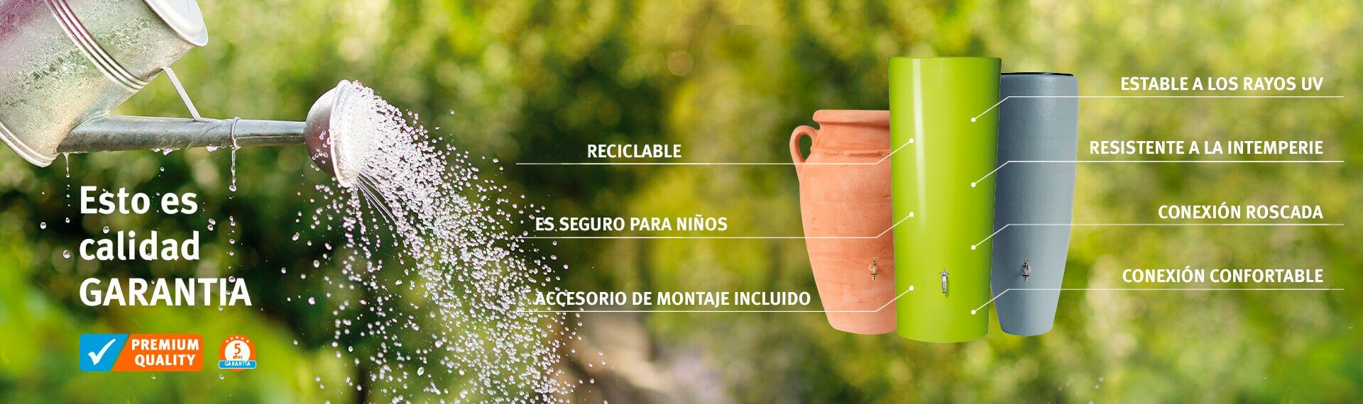 Depósitos exteriores - Decorativos