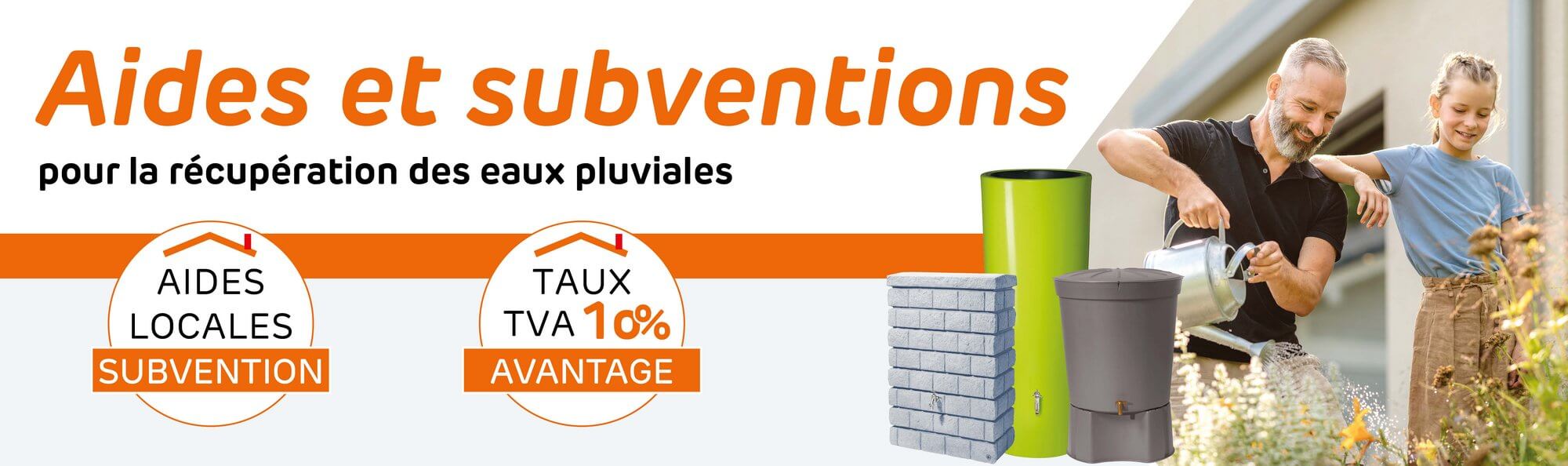 Les aides financières disponibles pour la récupération d'eau de pluie