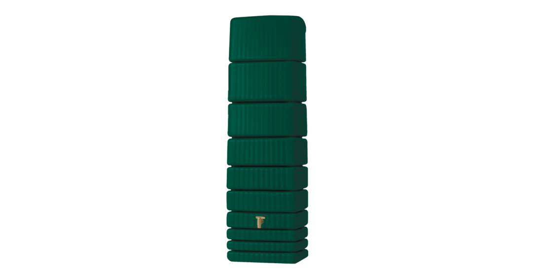 Slim Wandtank dunkelgrün 650L