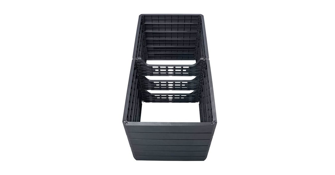 Ergo Quadro 2L 75 Hochbeet stone Aufsicht