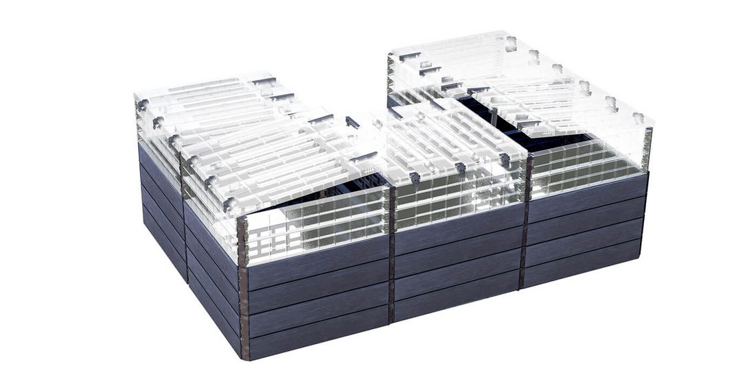 Ergo Quadro Hochbeet Wood UL80 TurboPlus