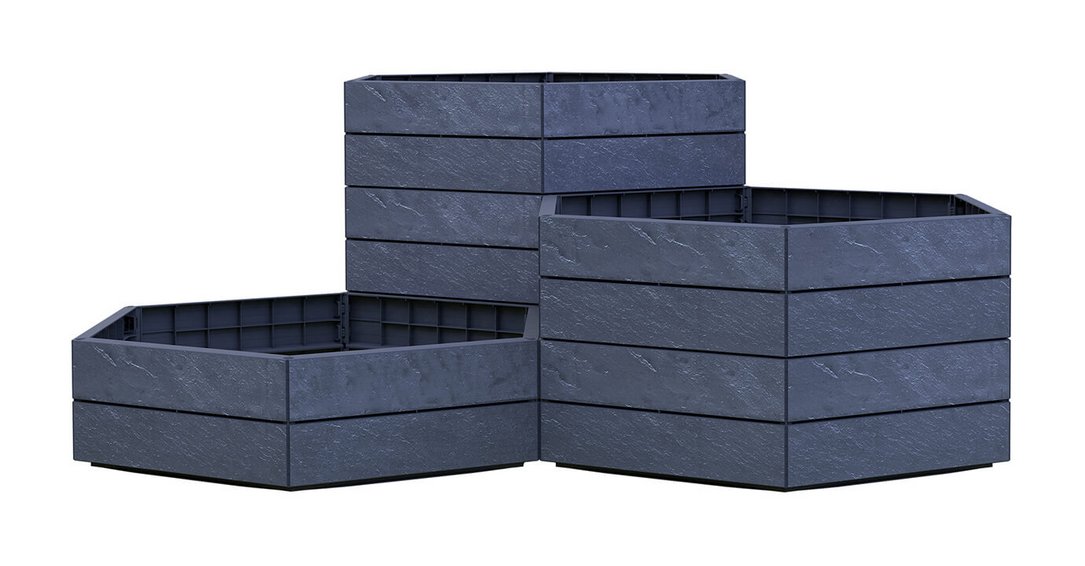 Ergo Vario 1 Hochbeet EL 75 50 25 Stone