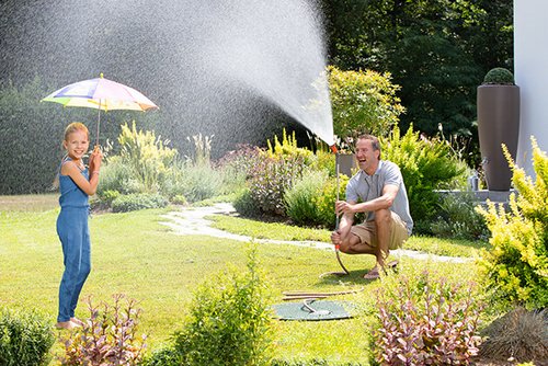 Agua de lluvia para su jardín