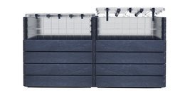 Ergo Quadro TurboPlus 2L Hochbeet Stone