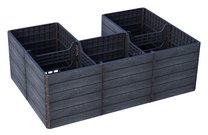 Ergo Quadro U L Raised bed Stone