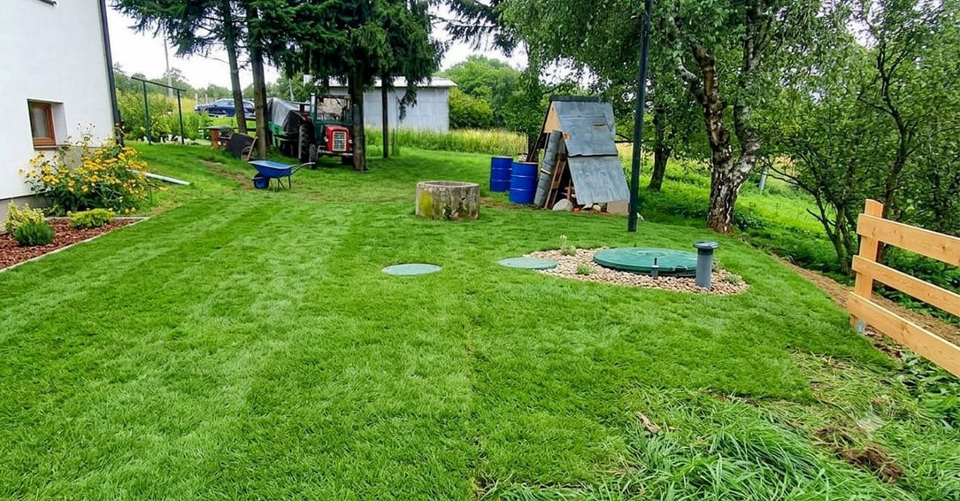 EcoDropZERO pod trawą