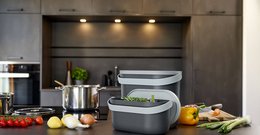 Seau à compost NOVA Gris