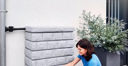 Réservoir mural Rocky Junior gris clair