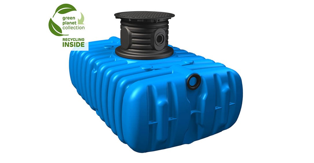 Flat Tanksystem 3000l green planet