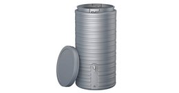 Nordic water tank stone grey incl. lid