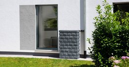 Réservoir mural Rocky Junior gris granit