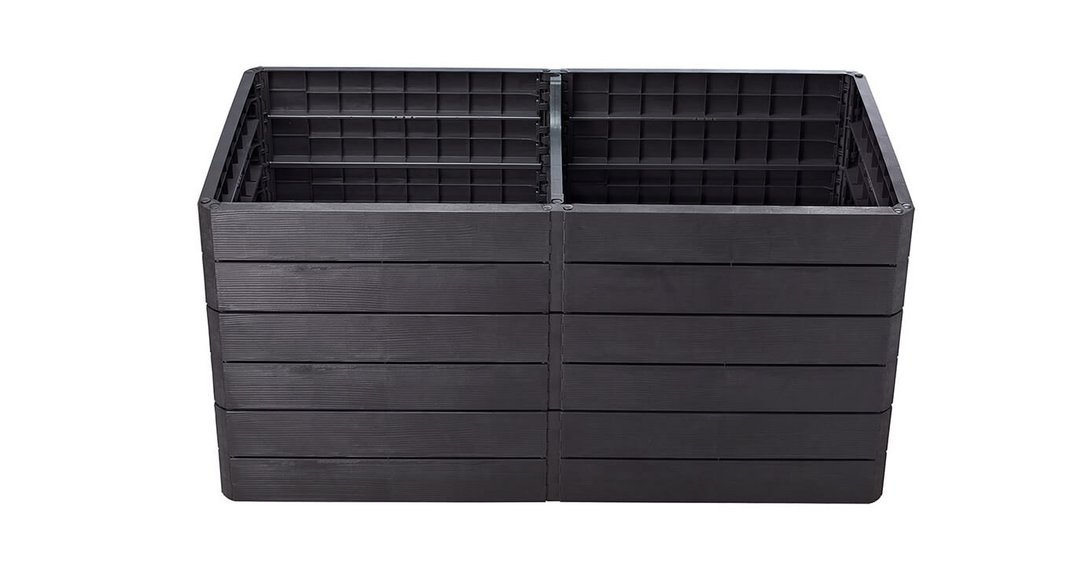 Ergo Quadro 2L 75 Hochbeet wood Frontsicht