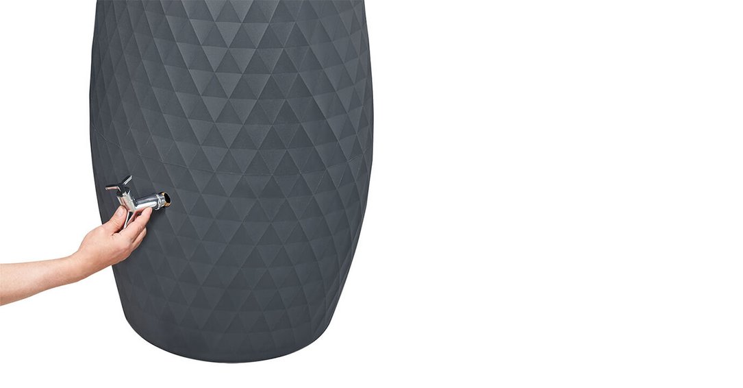 Triagon 2in1 Regenspeicher 230L graphitegrey Auslaufhahn