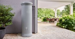 E Saeulentank Wandtank 330L steingrau 01 Screen Colonne romaine grise