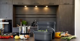 Seau à compost NOVA Gris Graphite