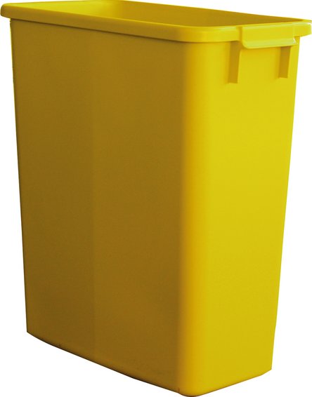Mehrzweck-Behälter eckig gelb