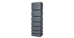 4rain | Slim Stone Decor Wandtank graphitegrey