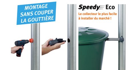 Système de Collecte, Drain de Gouttière de Jardin, Collecteur, Déviateur