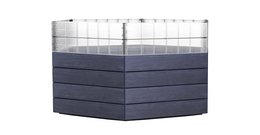 Jardinera modular Ergo Turbo madera