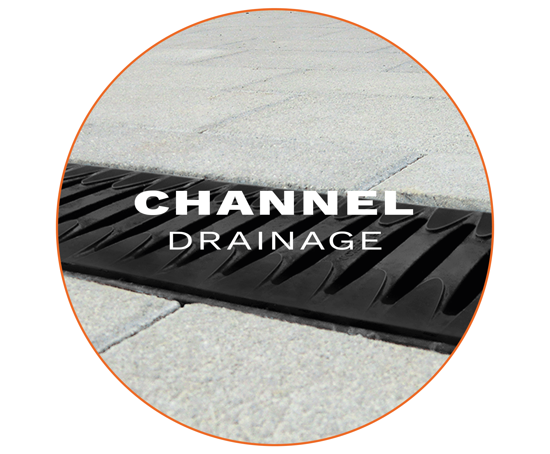 Image of a channel drainage system